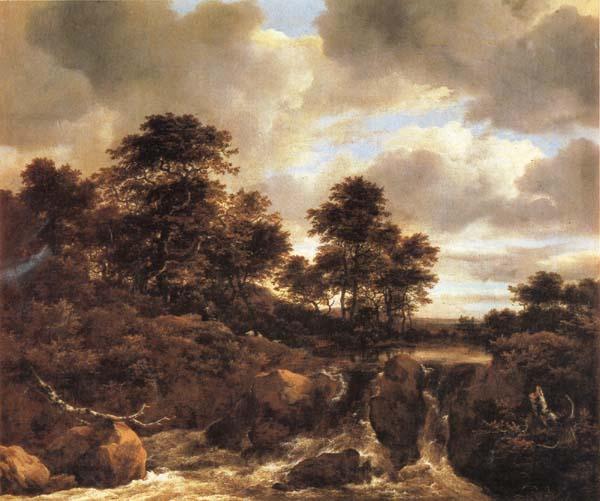 Jacob van Ruisdael Landscape with Waterfall